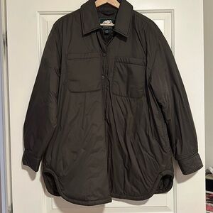 Olive Green Roots Chore/Coaches Coat